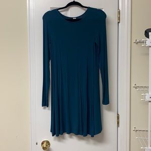 Old Navy swing dress, dark teal